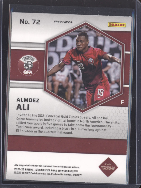 Almoez Ali 2022 Panini Mosaic RTWC 72 Red RC