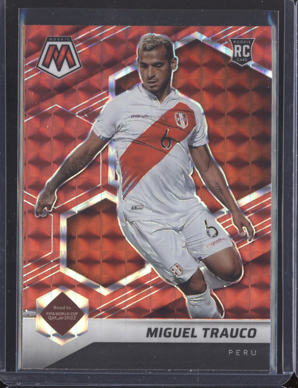 Miguel Trauco 2022 Panini Mosaic RTWC 41 Red RC