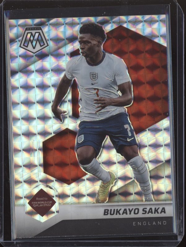 Bukayo Saka 2022 Panini Mosaic RTWC 40 Mosaic