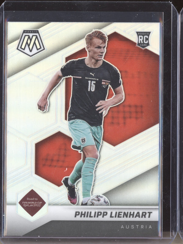 Philipp Lienhart 2022 Panini Mosaic RTWC 138 Silver RC