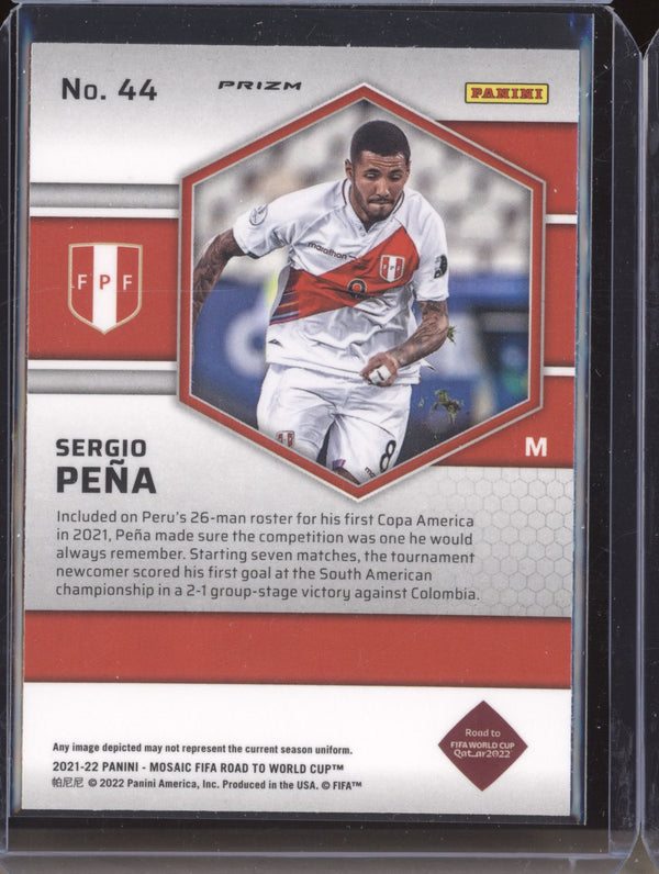 Sergio Pena 2022 Panini Mosaic RTWC 44 Mosaic RC