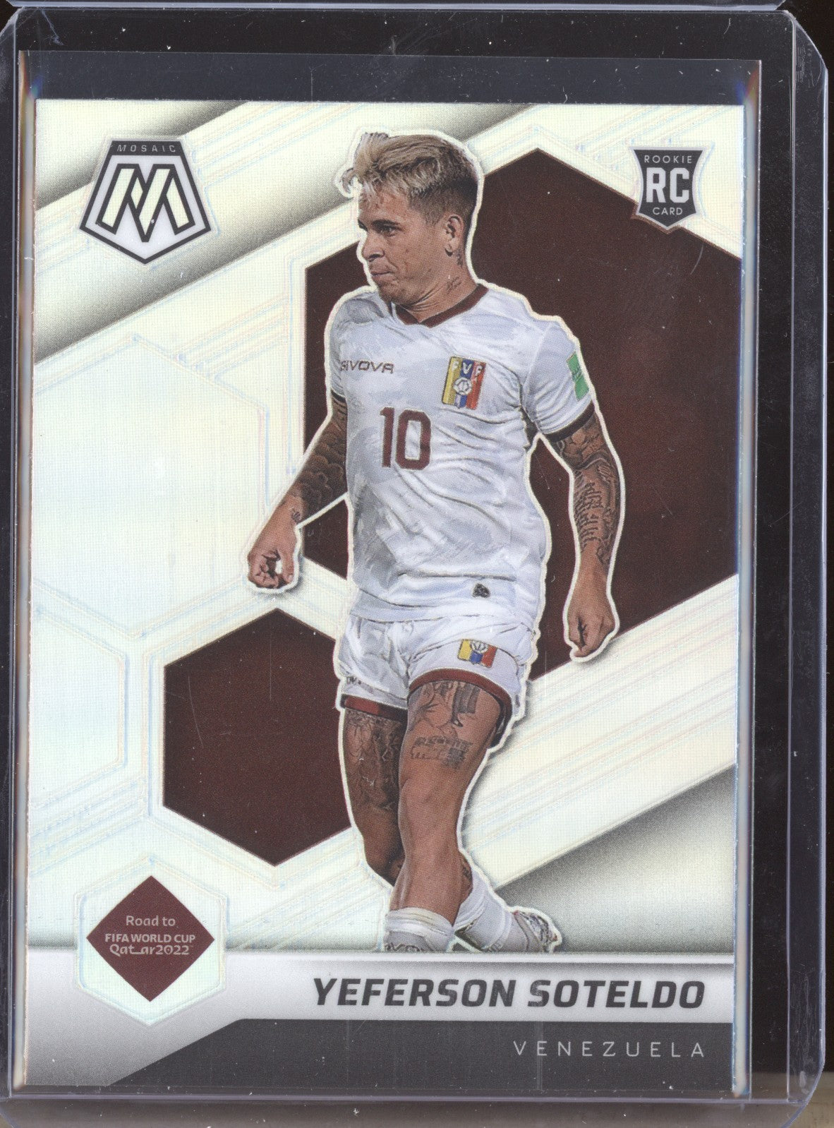 Yeferson Soteldo 2022 Panini Mosaic RTWC 97 Silver RC