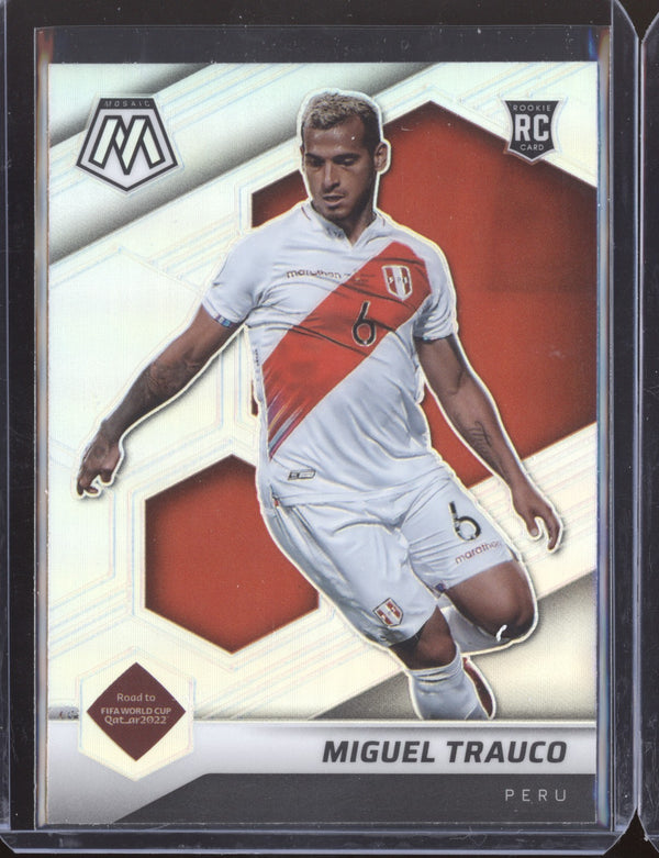 Miguel Trauco 2022 Panini Mosaic RTWC 41 Silver RC