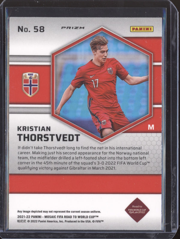 Kristian Thorstvedt 2022 Panini Mosaic RTWC 58 Mosaic RC