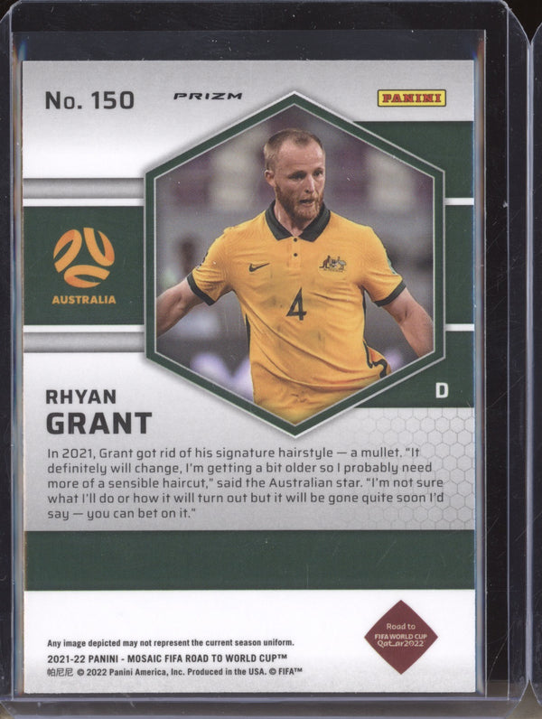 Rhyan Grant 2022 Panini Mosaic RTWC 150 Silver RC