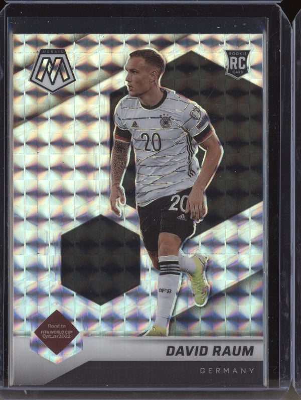 David Raum 2022 Panini Mosaic RTWC 63 Mosaic RC