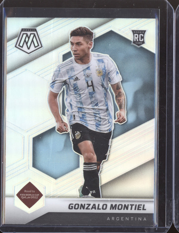 Gonzalo Montiel 2022 Panini Mosaic RTWC 9 Silver RC