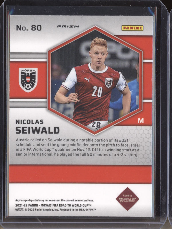 Nicolas Seiwald 2022 Panini Mosaic RTWC 80 Mosaic RC