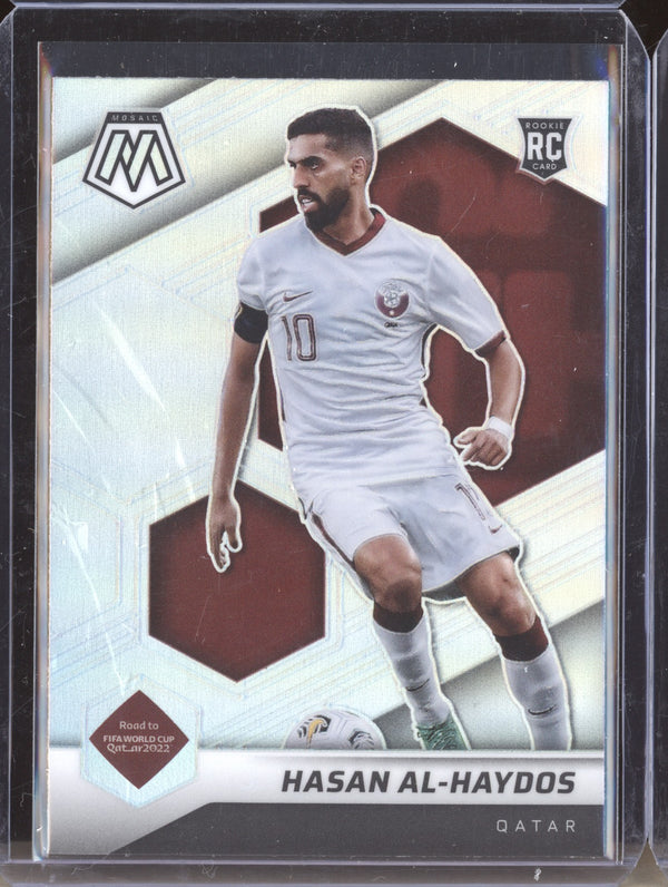 Hasan Al-Haydos 2022 Panini Mosaic RTWC 69 Silver RC