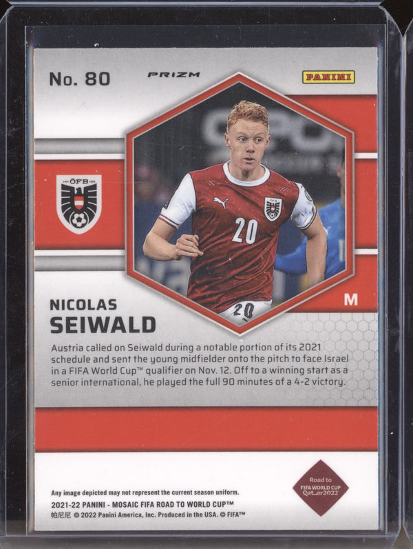 Nicolas Seiwald 2022 Panini Mosaic RTWC 80 Mosaic RC