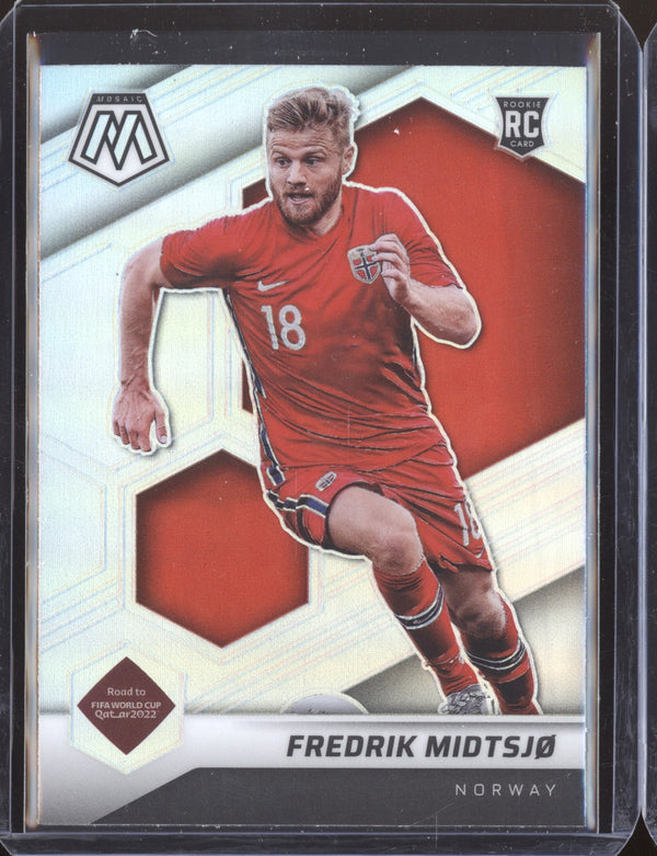 Fredrik Midtsjo 2022 Panini Mosaic RTWC 60 Silver RC