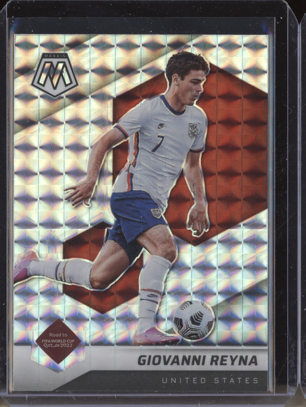 Giovanni Reyna 2022 Panini Mosaic RTWC 104 Mosaic