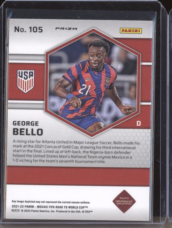 George Bello 2022 Panini Mosaic RTWC 105 Mosaic RC