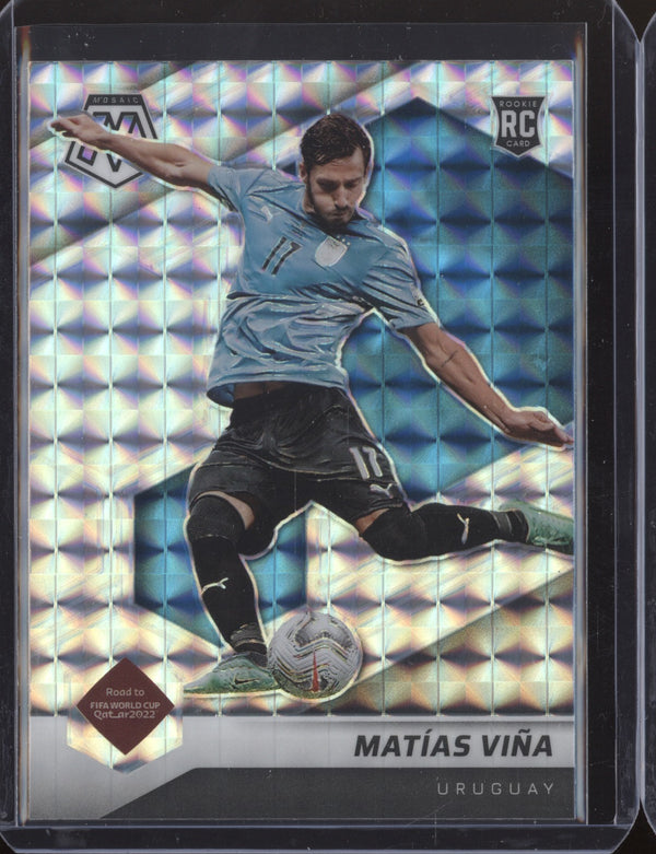 Matias Vina 2022 Panini Mosaic RTWC 116 Mosaic RC