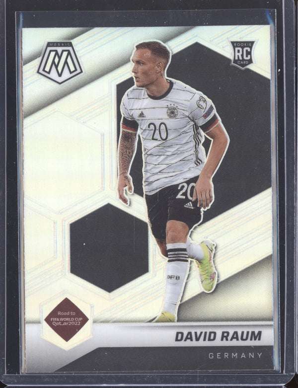 David Raum 2022 Panini Mosaic RTWC 63 Silver RC