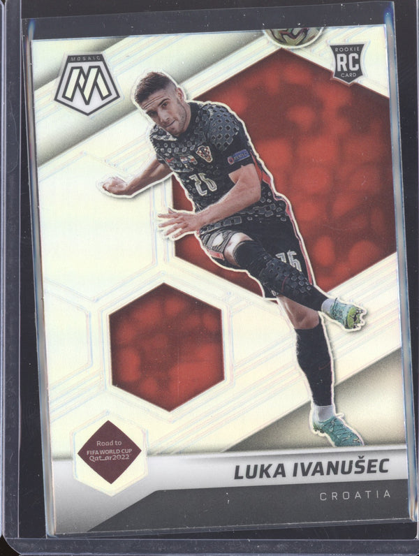 Luka Ivanusec 2022 Panini Mosaic RTWC 197 Silver RC