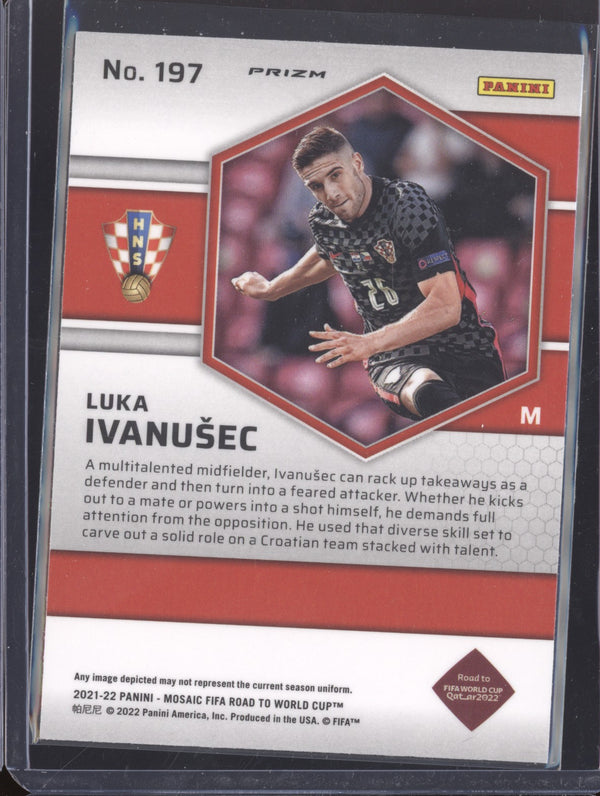 Luka Ivanusec 2022 Panini Mosaic RTWC 197 Silver RC