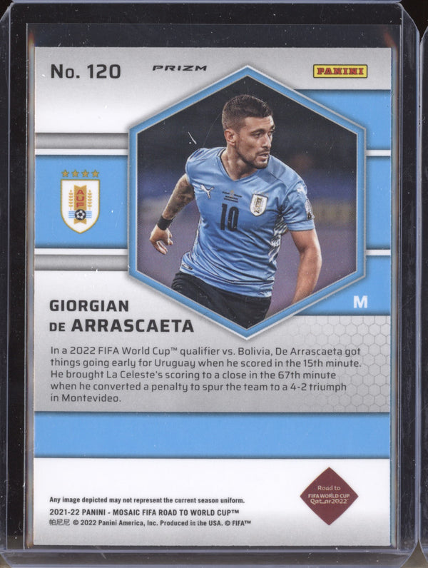 Giorgian de Arrascaeta 2022 Panini Mosaic RTWC 120 Mosaic RC