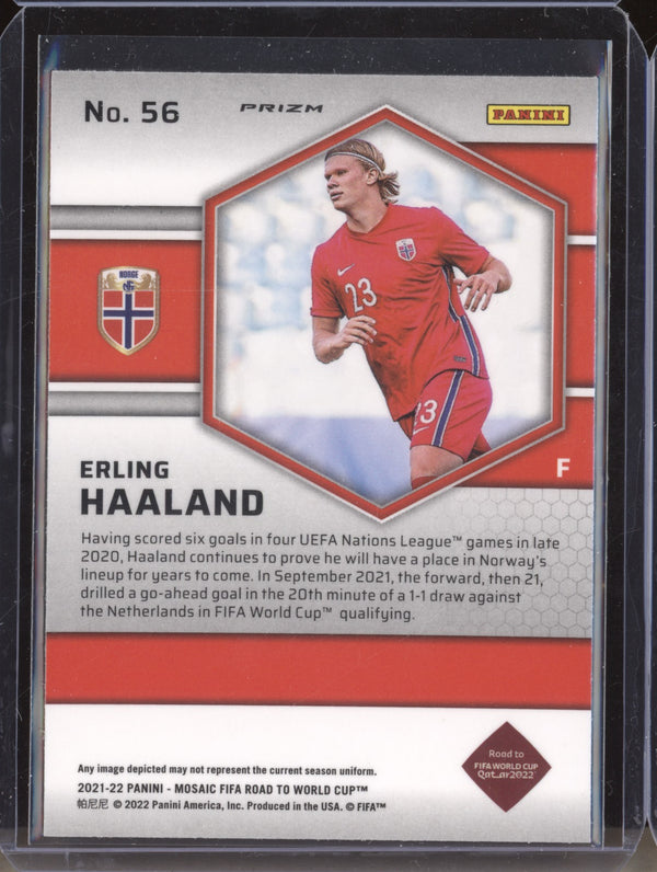 Erling Haaland 2022 Panini Mosaic RTWC 56 Mosaic