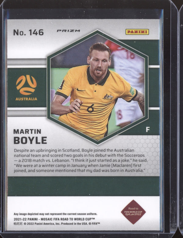 Martin Boyle 2022 Panini Mosaic RTWC 146 Mosaic RC