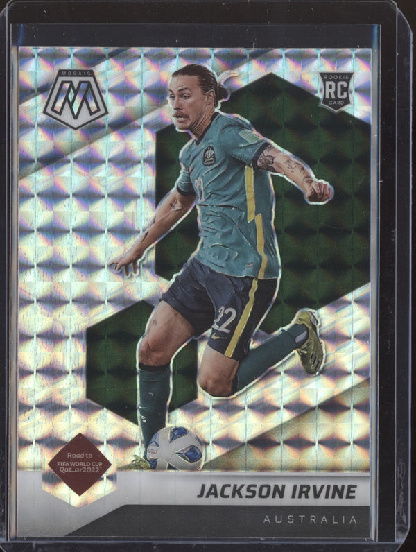 Jackson Irvine 2022 Panini Mosaic RTWC 147 Mosaic RC