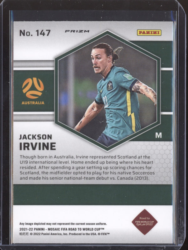 Jackson Irvine 2022 Panini Mosaic RTWC 147 Mosaic RC