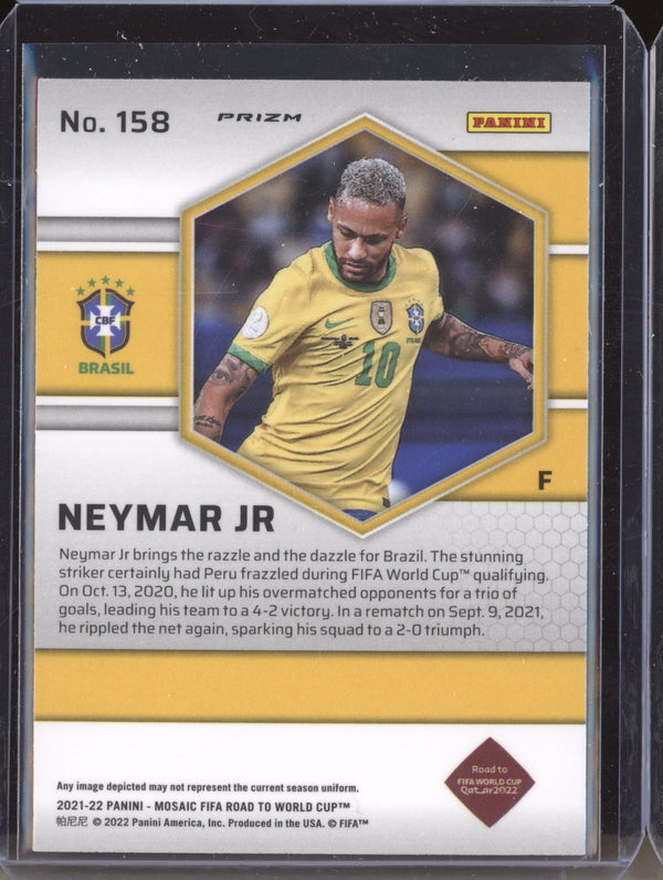 Neymar Jr 2022 Panini Mosaic RTWC 158 Mosaic