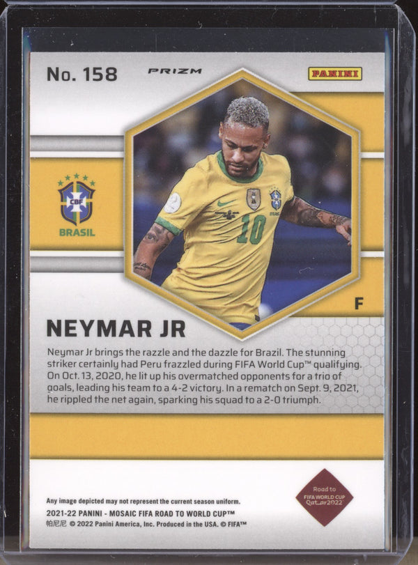 Neymar Jr 2022 Panini Mosaic RTWC 158 Mosaic