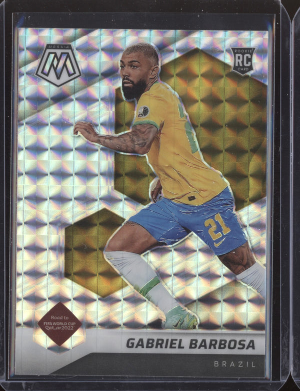 Gabriel Barbosa 2022 Panini Mosaic RTWC 164 Mosaic RC