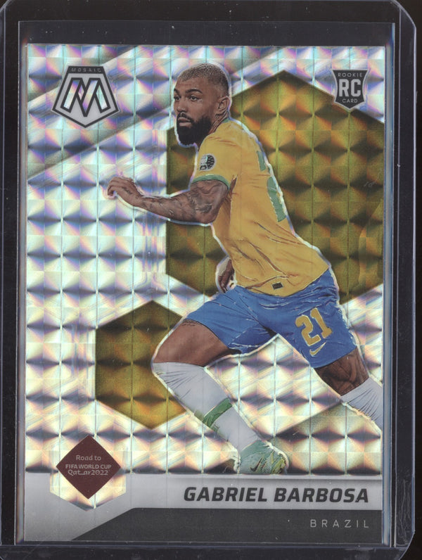 Gabriel Barbosa 2022 Panini Mosaic RTWC 164 Mosaic RC