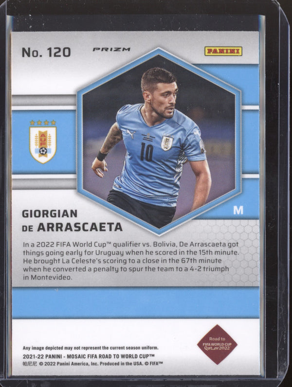 Giorgian de Arrascaeta 2022 Panini Mosaic RTWC 120 Mosaic RC