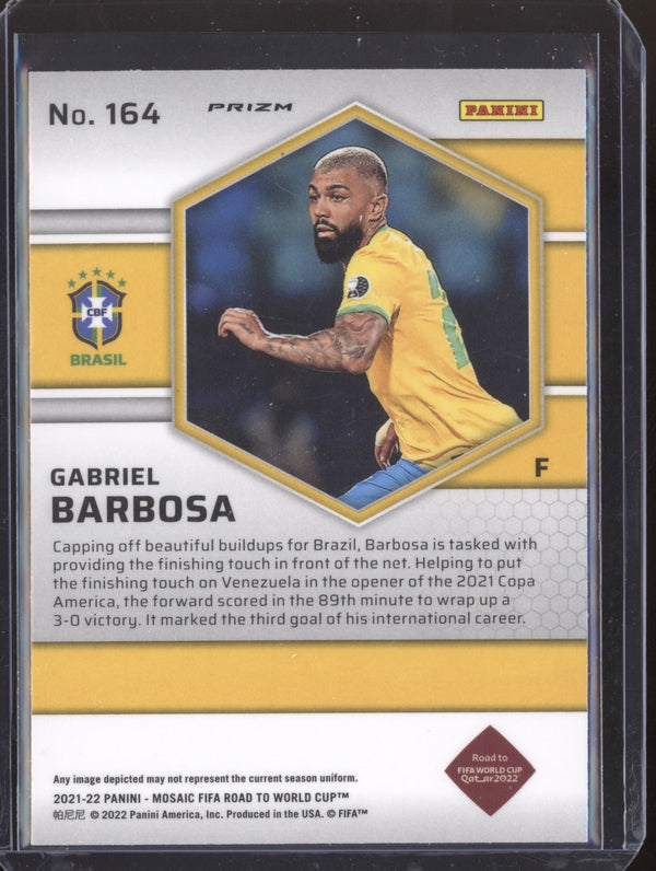 Gabriel Barbosa 2022 Panini Mosaic RTWC 164 Mosaic RC