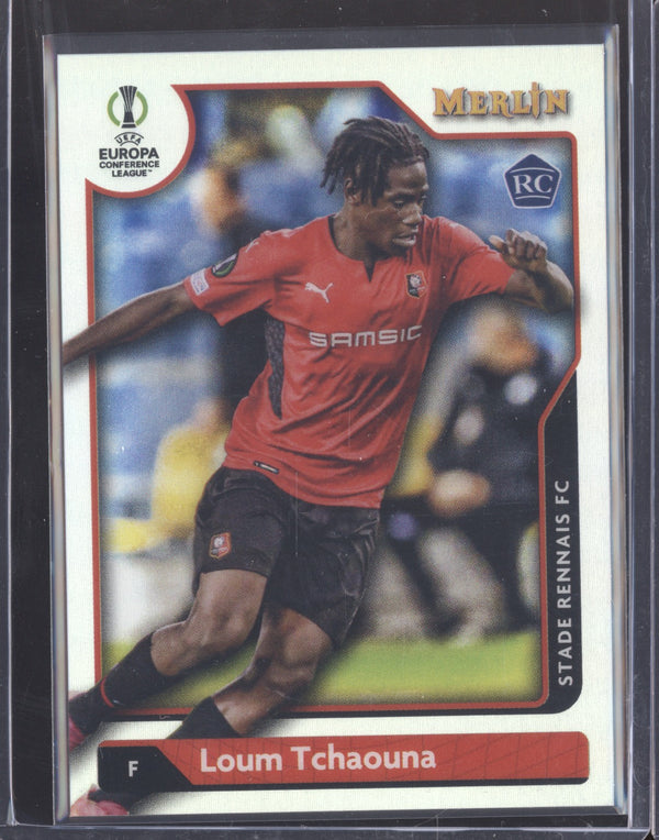 Loum Tchaouna 2021-22 Topps Merlin Chrome UEFA 136 Refractor