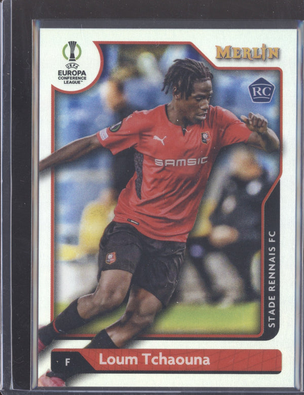 Loum Tchaouna 2021-22 Topps Merlin Chrome UEFA 136 Refractor