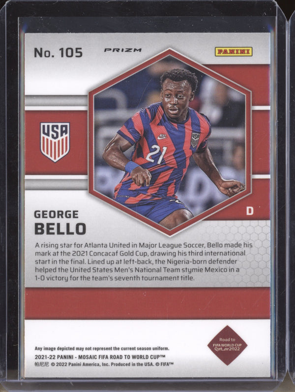 George Bello 2022 Panini Mosaic RTWC 105 Mosaic RC