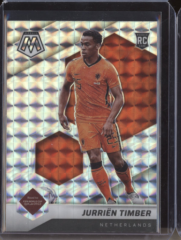 Jurrien Timber 2022 Panini Mosaic RTWC 178 Mosaic RC