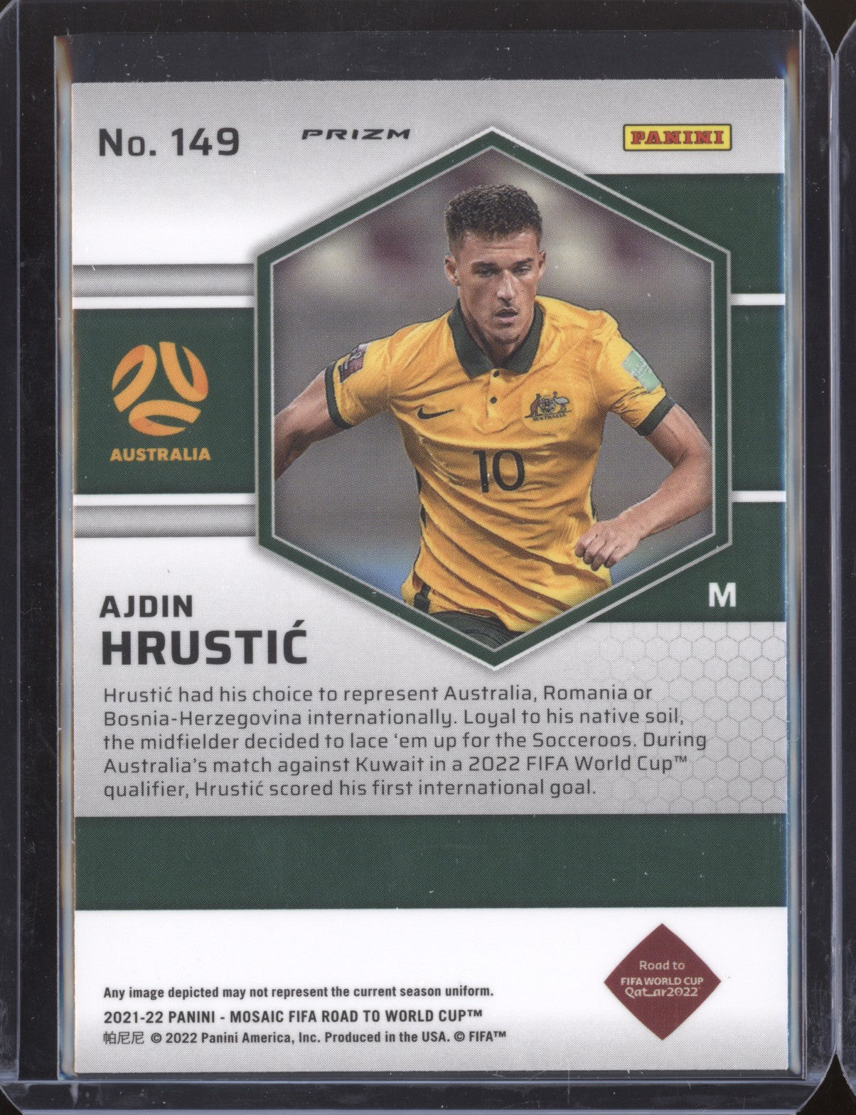 Ajdin Hrustic 2022 Panini Mosaic RTWC 149 Mosaic RC