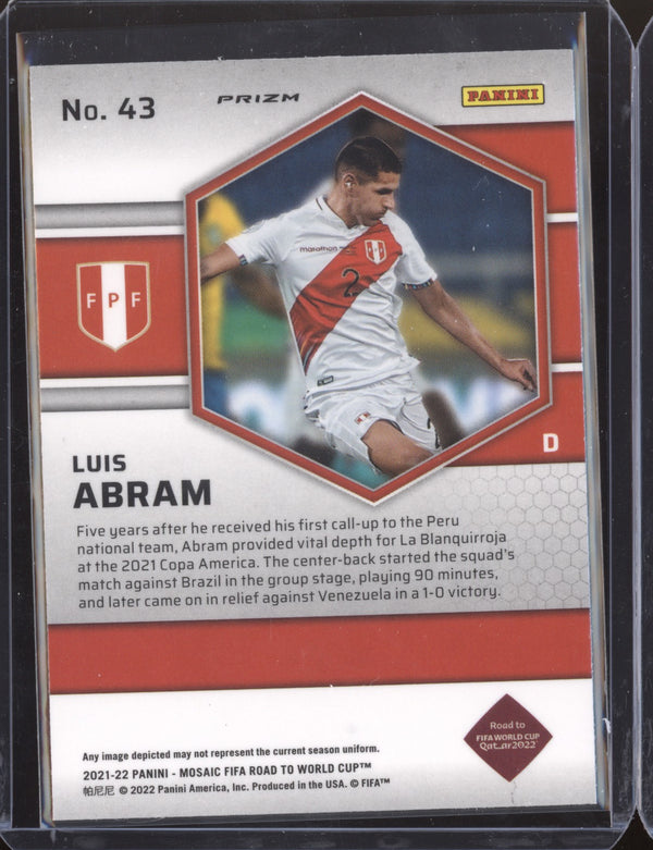 Luis Abram 2022 Panini Mosaic RTWC 43 Mosaic RC