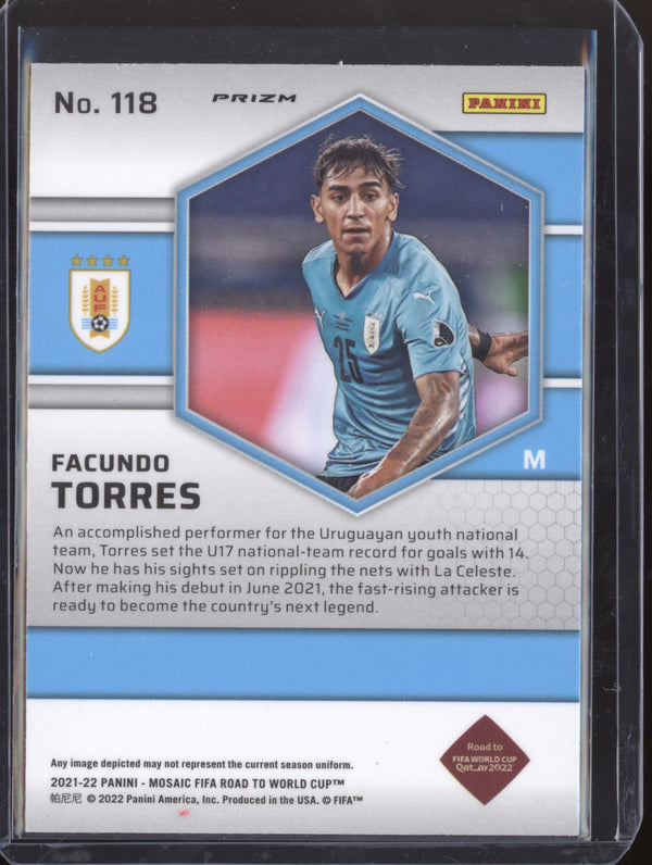 Facundo Torres 2022 Panini Mosaic RTWC 118 Mosaic RC