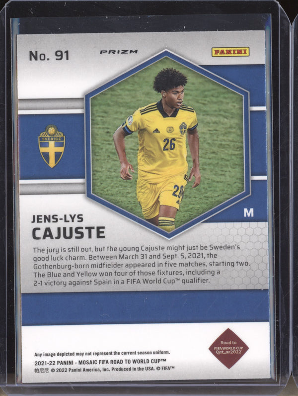 Jens-Lys Cajuste 2022 Panini Mosaic RTWC 91 Mosaic RC