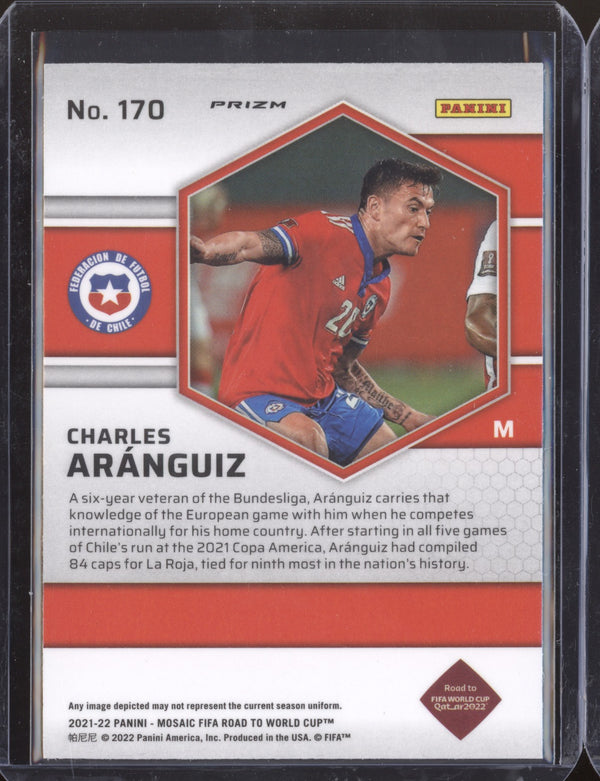 Charles Aranguiz 2022 Panini Mosaic RTWC 170 Mosaic RC