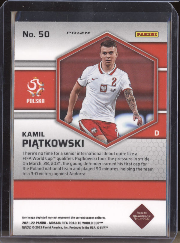 Kamil Piatkowski 2022 Panini Mosaic RTWC 50 Mosaic RC