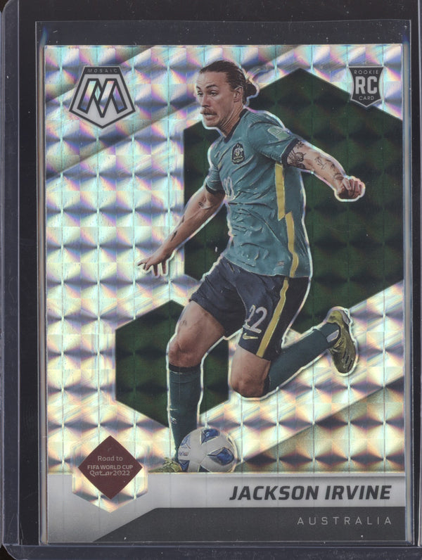 Jackson Irvine 2022 Panini Mosaic RTWC 147 Mosaic RC