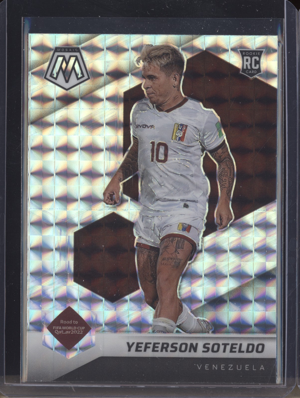 Yeferson Soteldo 2022 Panini Mosaic RTWC 97 Mosaic RC