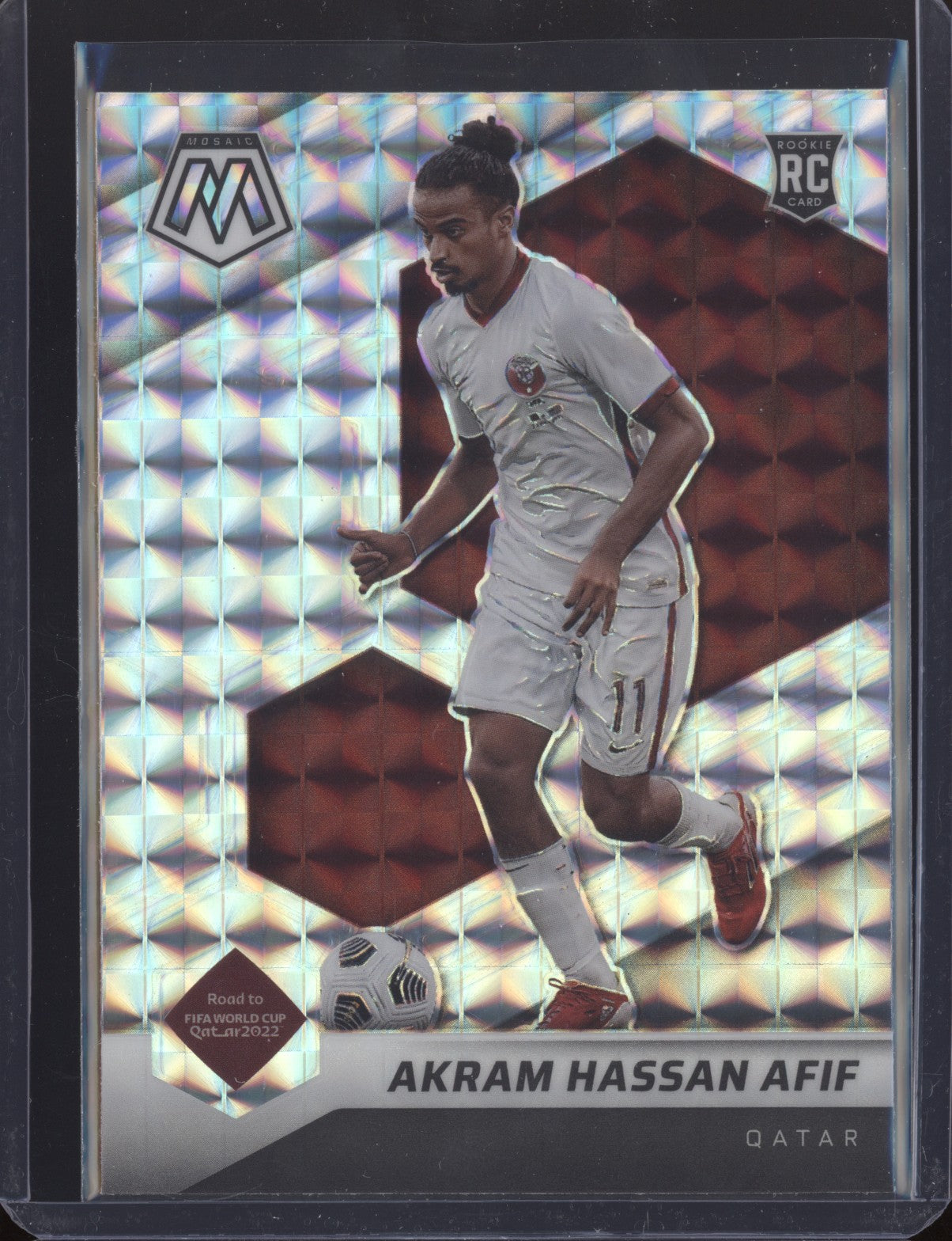 Akram Hassan Afif 2022 Panini Mosaic RTWC 70 Mosaic RC