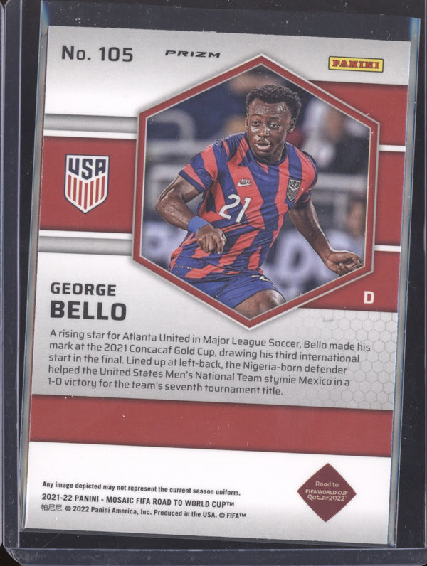 George Bello 2022 Panini Mosaic RTWC 105 Mosaic RC