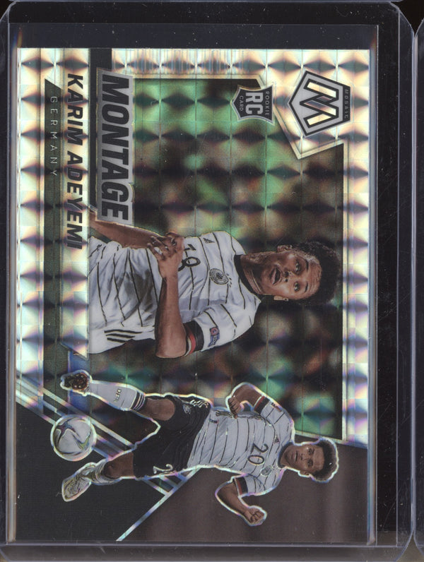 Karim Adeyemi 2022 Panini Mosaic RTWC 27 Montage Mosaic RC