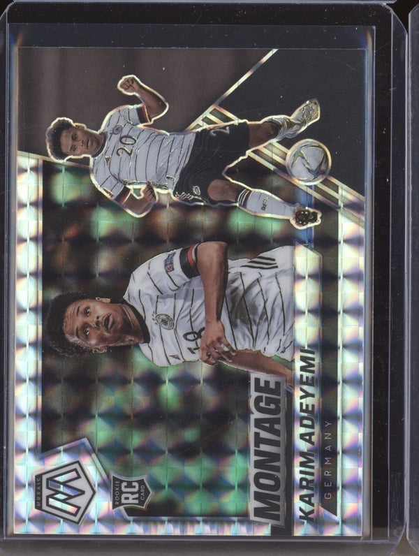 Karim Adeyemi 2022 Panini Mosaic RTWC 27 Montage Mosaic RC