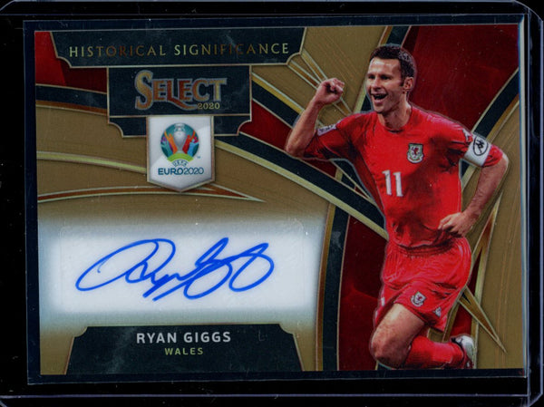 Ryan Giggs 2020 Panini Select Euro Copper Historical Significance /49 15/49