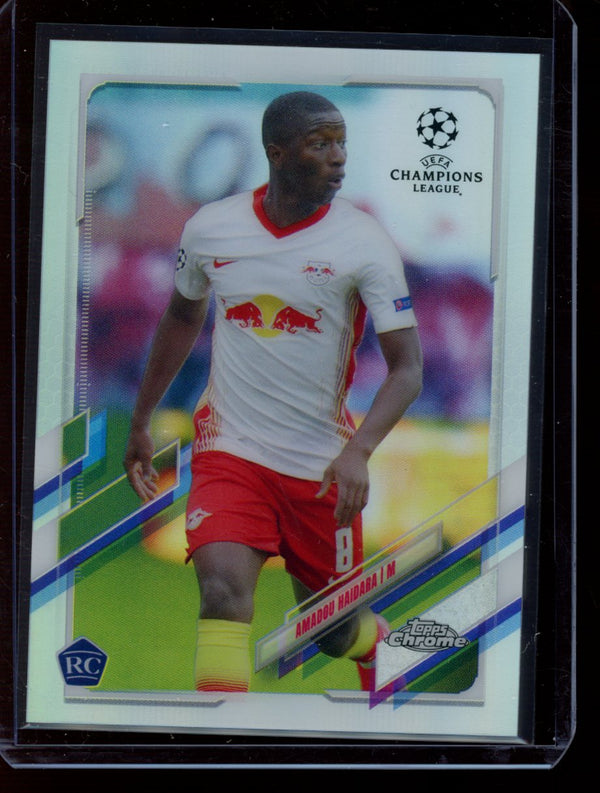 Amadou Haidara 2020-21 Topps Chrome UEFA  Refractor RC